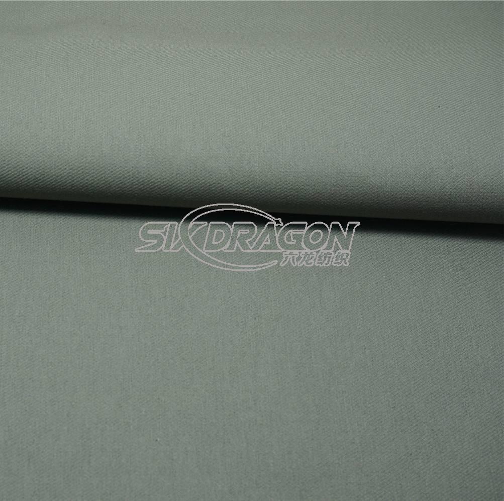 Peached 98% Cotton 2% Spandex Fabric Woven Brushed Elastic Cotton