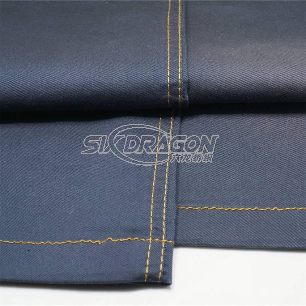 2 ways stretch cvc denim fabric