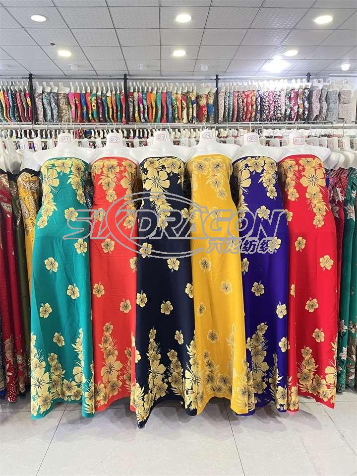 30s*30s/68*68 ready-made spot rayon printed fabric